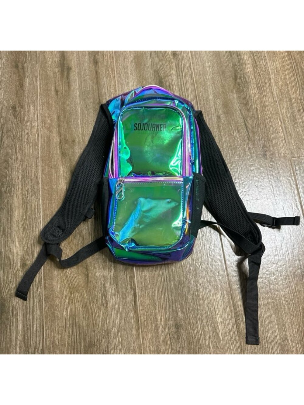 Sojourner Holographic Rave Hydration Backpack No Bladder